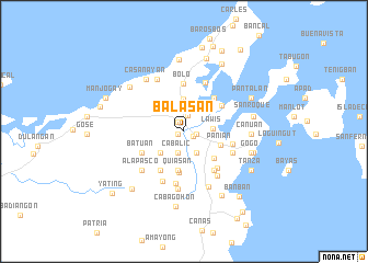 map of Balasan