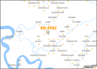 map of Balasau