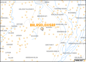 map of Bālā Selekīsar