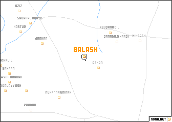 map of Balash