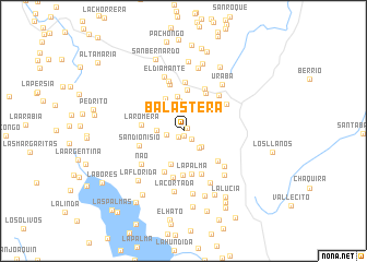 map of Balastera