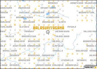 map of Balasuriyagama