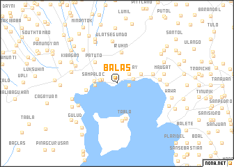 map of Balas