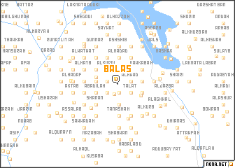 map of Balas