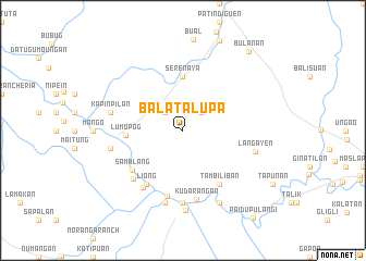 map of Balatalupa
