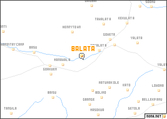 map of Balata