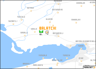 map of Balatcık