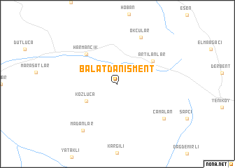 map of Balatdanişment