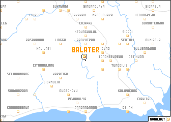 map of Balater