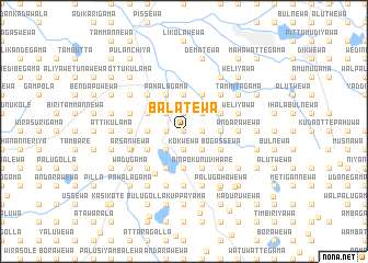 map of Balatewa