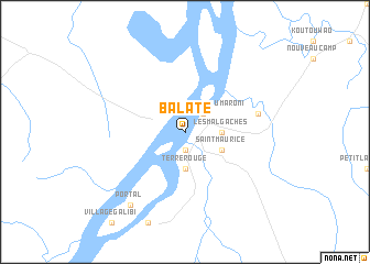 map of Balaté