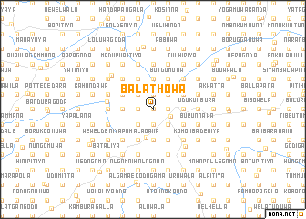 map of Balathowa