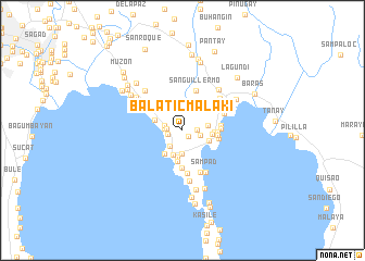 map of Balatic-Malaki