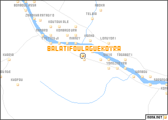 map of Balati Foulagué Koyra