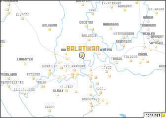 map of Balatikan