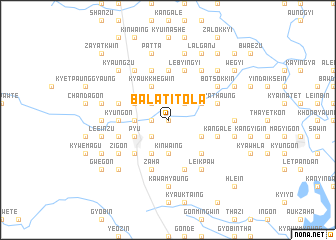 map of Balātitola