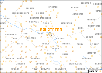 map of Balatocon