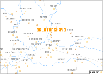 map of Balatongkayo