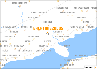 map of Balatonszőlős