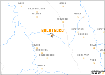 map of Balatsoko