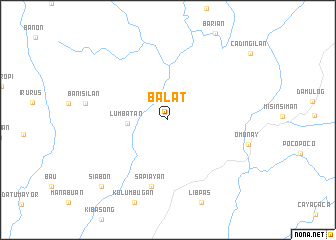 map of Balat