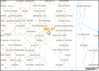 map of Balāţ