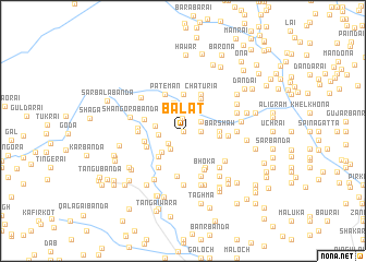 map of Bālāt