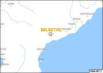 map of Balauting