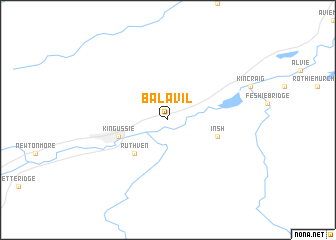 map of Balavil