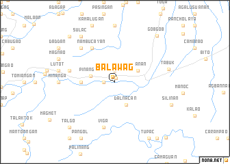 map of Balawag