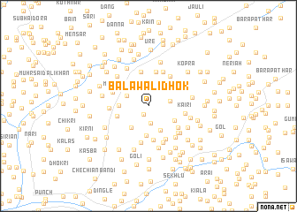 map of Bālāwāli Dhok