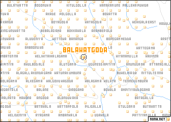 map of Balawatgoda