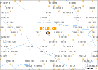 map of Balawkhi