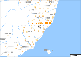 map of Balayagtuco