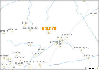 map of Balaya