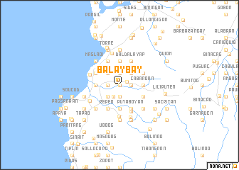 map of Balaybay