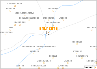 map of Balazote