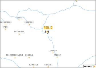 map of Bala