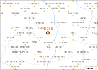 map of Bālā