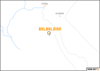 map of Balbalaiar