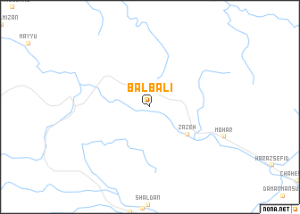map of Balbalī