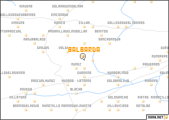 map of Balbarda