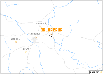 map of Balbarrup