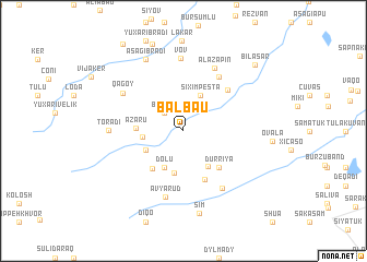 map of Balbau