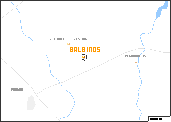 map of Balbinos