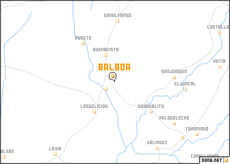map of Balboa