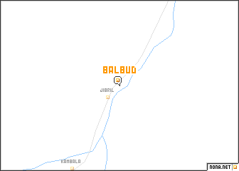 map of Balbud