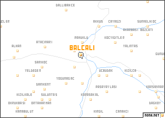 map of Balcalı