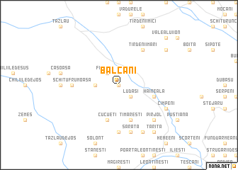 map of Balcani