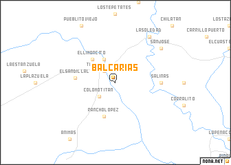 map of Balcarias